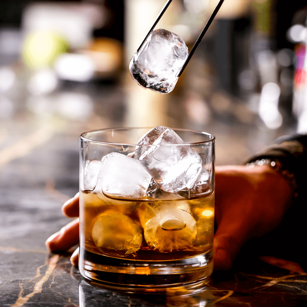 Rum Old Fashioned met ijs